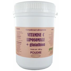 Vitamine C liposomale + glutathion boite de 400 gr en poudre